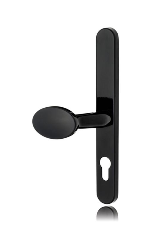 Standard Black Lever Pad Door Handle